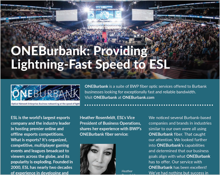 ONEBurbank: Providing Lightning-Fast Speed to ESL